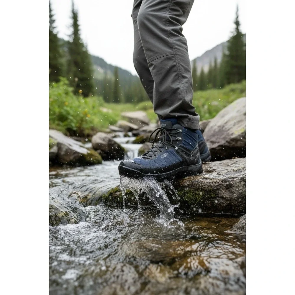 Mens KEEN Venture Mid WP Hiking‎ Boots US 15 Waterproof Model 1021166